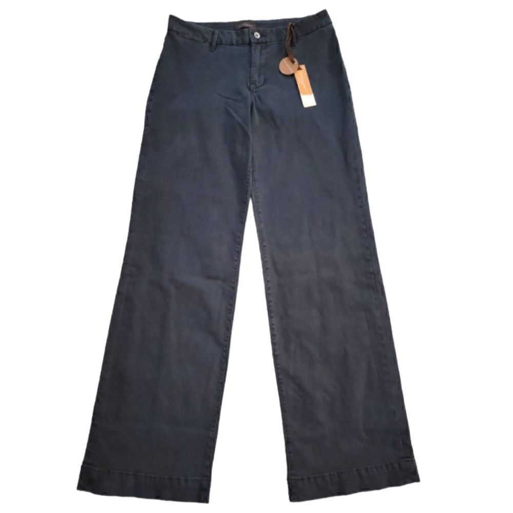 NWT CHRISTOPHER BLUE STRETCH LOWER RISE SIZE BLACK PLANTS SZ.12L